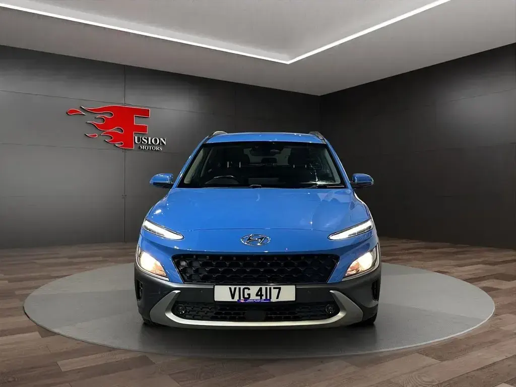Used Hyundai Kona Premium 141 HP (103 kW) 2021 Blue SUV