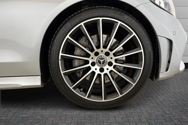 Used Mercedes C300 AMG line 258 HP (189 kW) 2023 Hightech silver Coupe