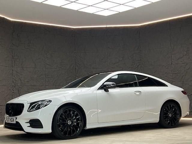 Used Mercedes E220 AMG Line Premium 194 HP (142 kW) 2017 White Coupe