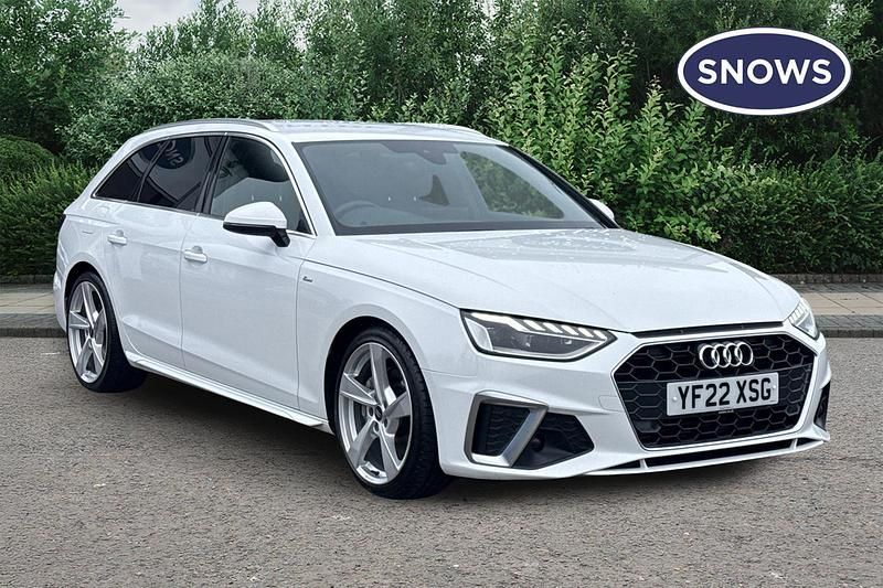 Used Audi A4 S-Line 204 HP (150 kW) 2022 White Estate