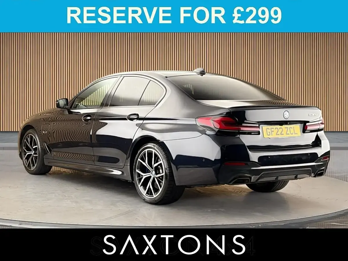 Used BMW 530e M Sport 2022 Black Sedan