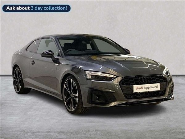 Grey Used 2022 Audi A5 Black Edition Coupe | £27,789 (A bit pricey) - Image 1/4