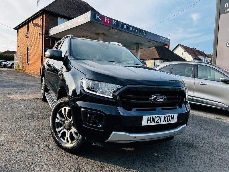 Black Used 2021 Ford Ranger Wildtrack Pickup | £15,995 - Image 1/4