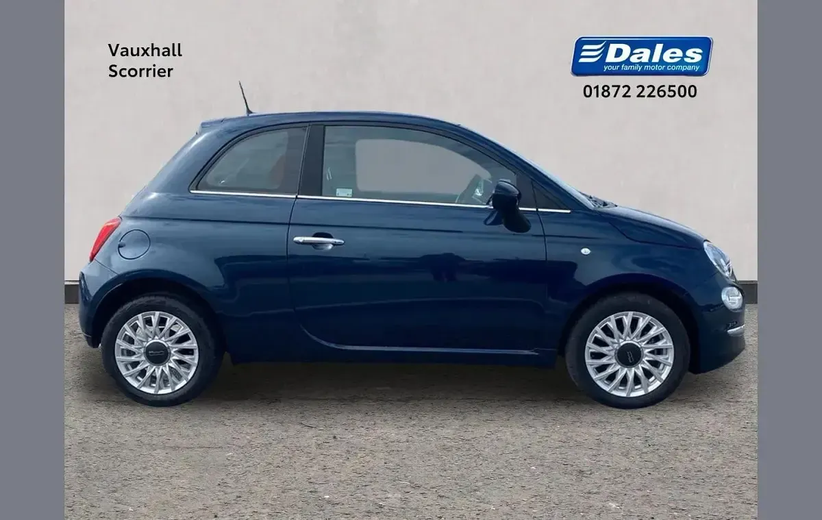 Used Fiat 500 68 HP (50 kW) 2024 Blue Hatchback