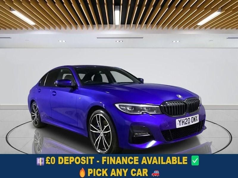 Blue Used 2020 BMW 330e M Sport Sedan | £15,399 (Fair price) - Image 1/4