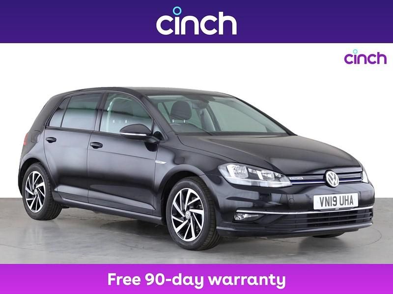 Black Used 2019 VW Golf VII Match Hatchback | £14,649 (Fair price) - Image 1/3