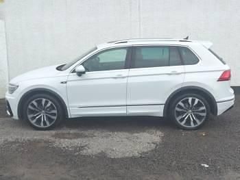 Used VW Tiguan R-line 150 HP (110 kW) 2020 White SUV