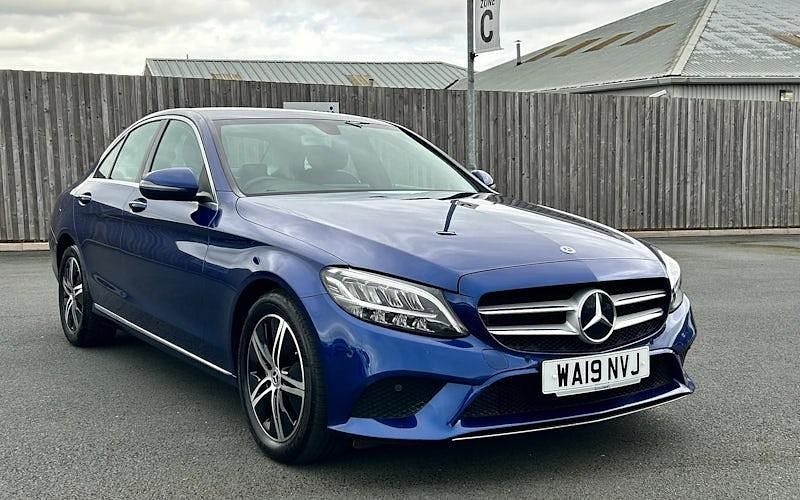 Blue Used 2019 Mercedes C200 Sedan | £17,500 (Fair price) - Image 1/4