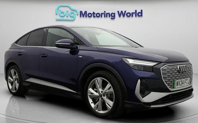 Used Audi Q4 Sportback e-tron S-Line 250 kW (340 HP) 2024 Blue SUV