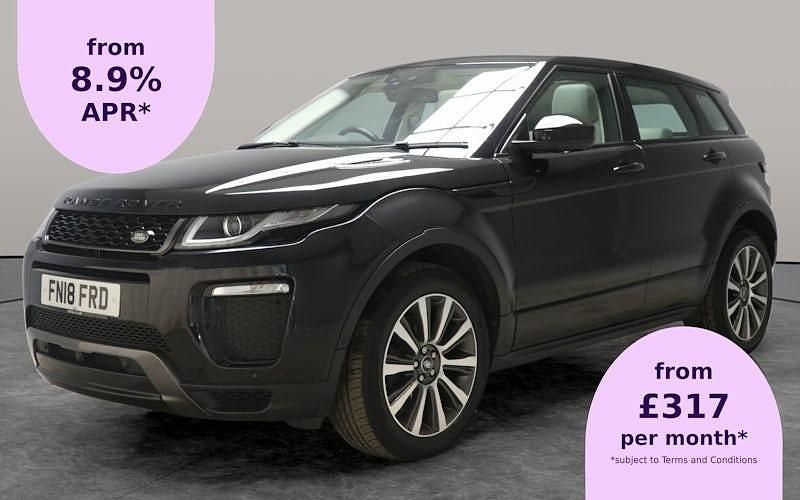 Black Used 2018 Land Rover Range Rover evoque HSE Dynamic Estate | £17,291 (Super price) - Image 1/4