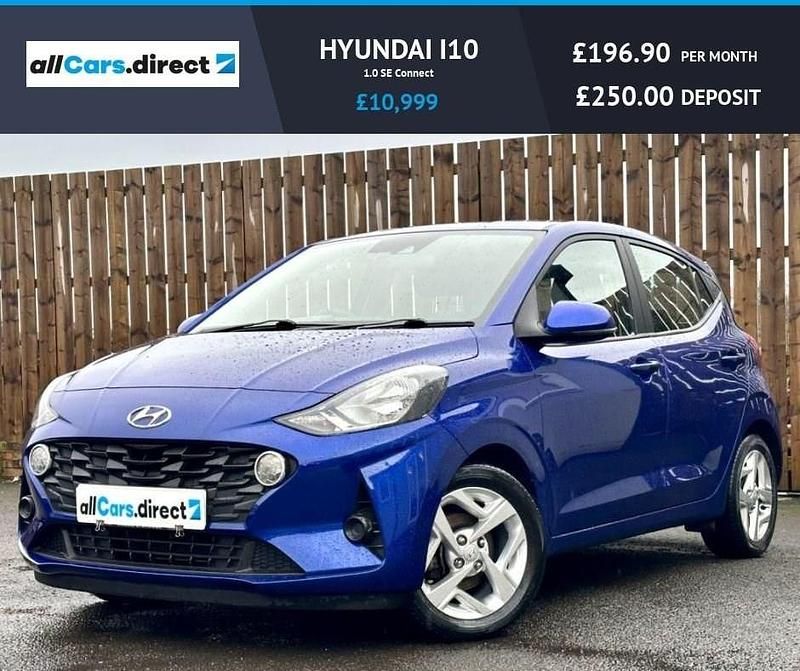 Used Hyundai i10 SE 67 HP (49 kW) 2021 Blue Hatchback