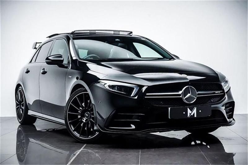 Black Used 2022 Mercedes A35 AMG Premium Plus Hatchback | £32,995 (Fair price) - Image 1/4