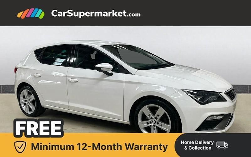 Used Seat Leon FR 150 HP (110 kW) 2018 White Hatchback
