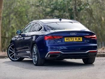 Used Audi A5 S-Line 163 HP (119 kW) 2023 Blue Coupe