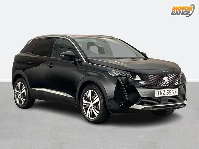 Black Used 2022 Peugeot 3008 Allure Premium Hatchback | £18,495 (Fair price) - Image 1/4