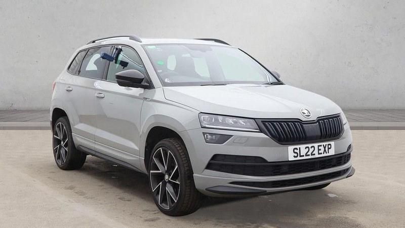Used Skoda Karoq SportLine 150 HP (110 kW) 2022 Grey SUV