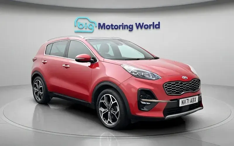 Used Kia Sportage GT-Line S 136 HP (100 kW) 2021 Red SUV
