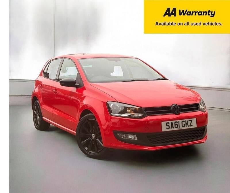 Used VW Polo Match 60 HP (44 kW) 2011 Red Hatchback
