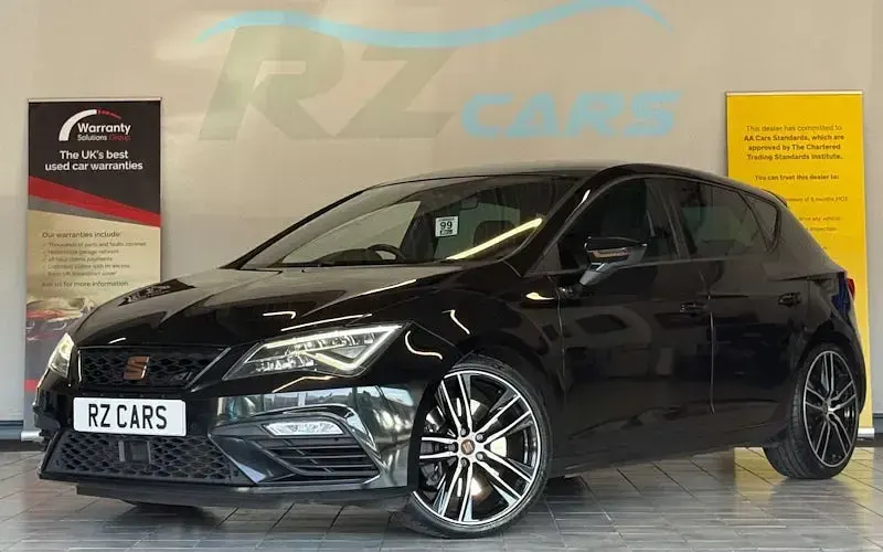 Used Seat Leon CUPRA 290 HP (213 kW) 2019 Black Hatchback