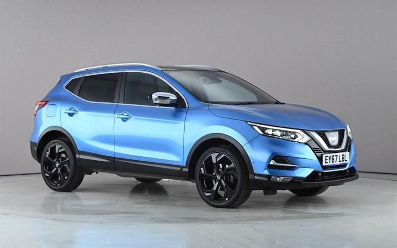 Used Nissan Qashqai Tekna+ 131 HP (96 kW) 2017 Blue SUV