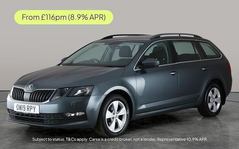 Grey Used 2019 Skoda Octavia SE Technology Estate | £7,719 (Good price) - Image 1/2