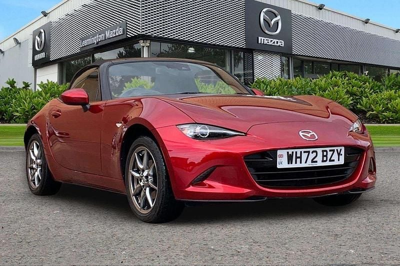 Red Used 2022 Mazda MX5 Inclusive Cabriolet | £20,980 (Fair price) - Image 1/3