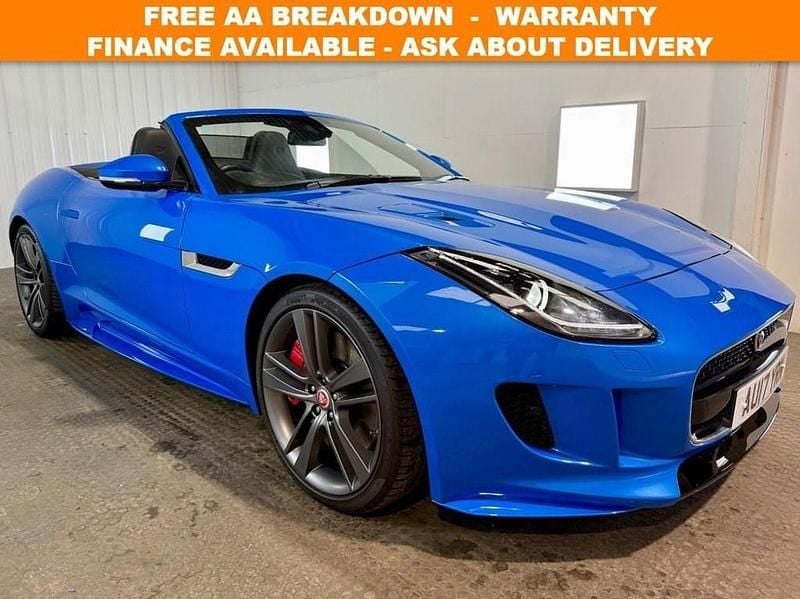 Blue Used 2017 Jaguar F-Type S Cabriolet | £35,995 (A bit pricey) - Image 1/3