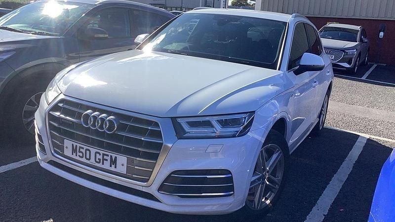 White Used 2019 Audi Q5 S-Line SUV | £20,995 (Good price) - Image 1/4