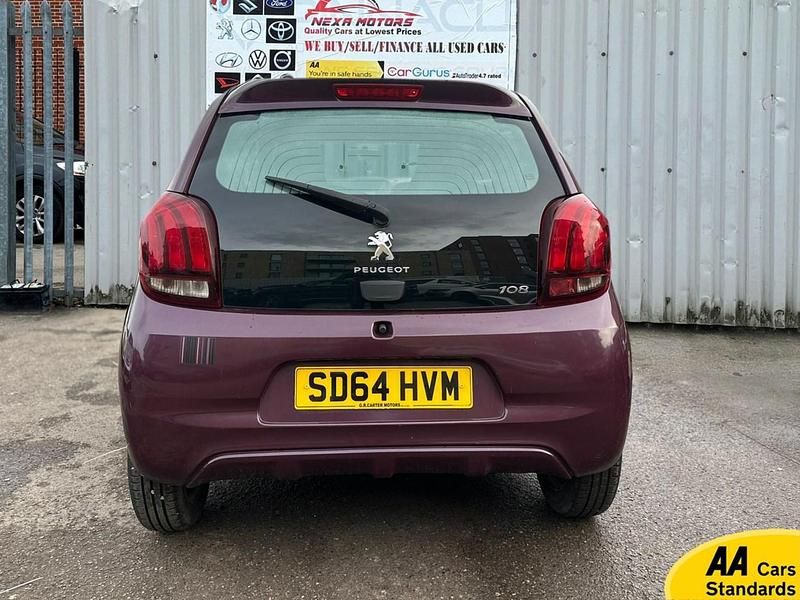 Used Peugeot 108 Active 68 HP (50 kW) 2014 Mauve/purple Hatchback