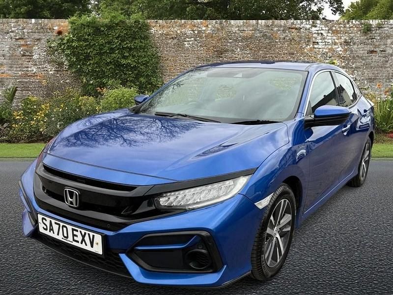 Begagnad Honda Civic SE 126 HK (92 kW) 2020 Blå Halvkombi
