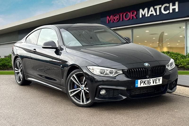 Black Used 2016 BMW 430 M Sport Coupe | £12,690 (Good price) - Image 1/4