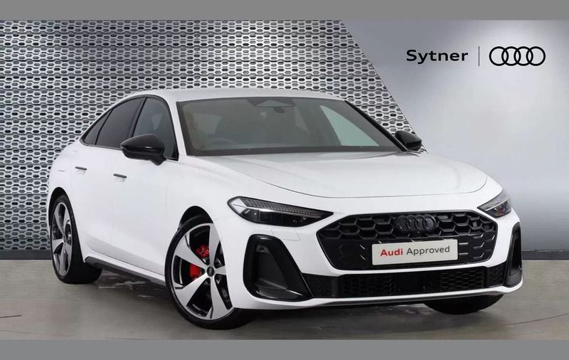 White Used 2025 Audi A5 Advanced Coupe | £42,500 - Image 1/4