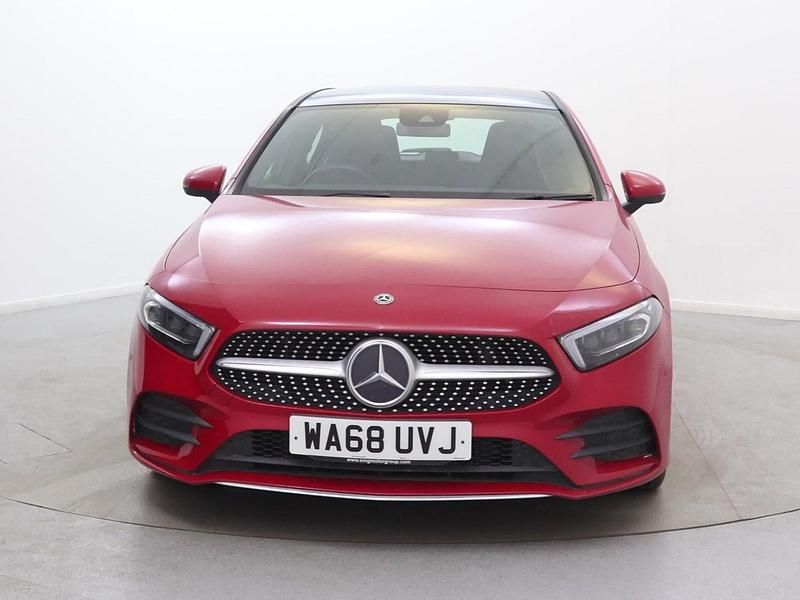 Used Mercedes A250 AMG Line Premium Plus 224 HP (164 kW) 2018 Red Hatchback