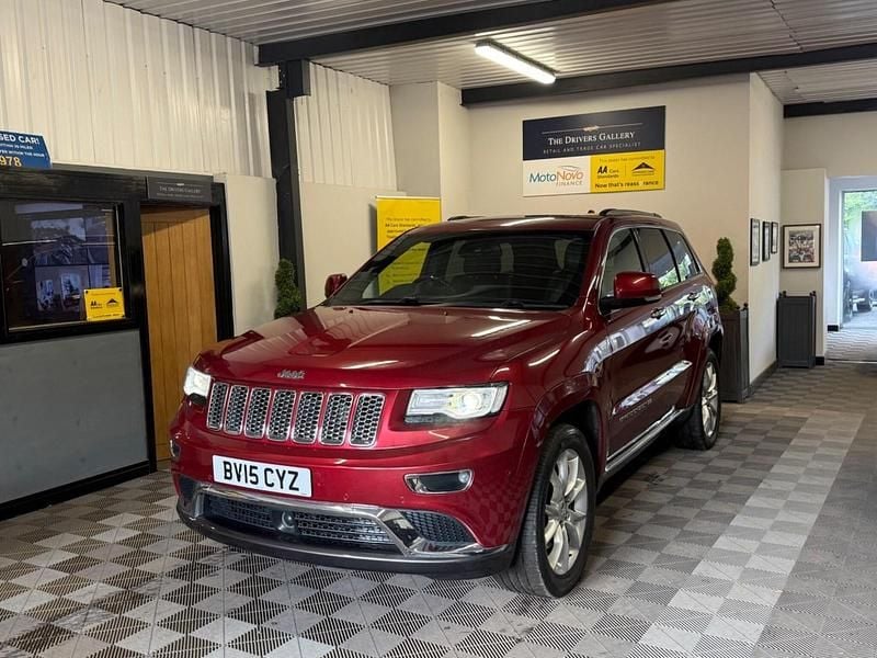 Used Jeep Grand Cherokee Summit 243 HP (178 kW) 2015 Red SUV