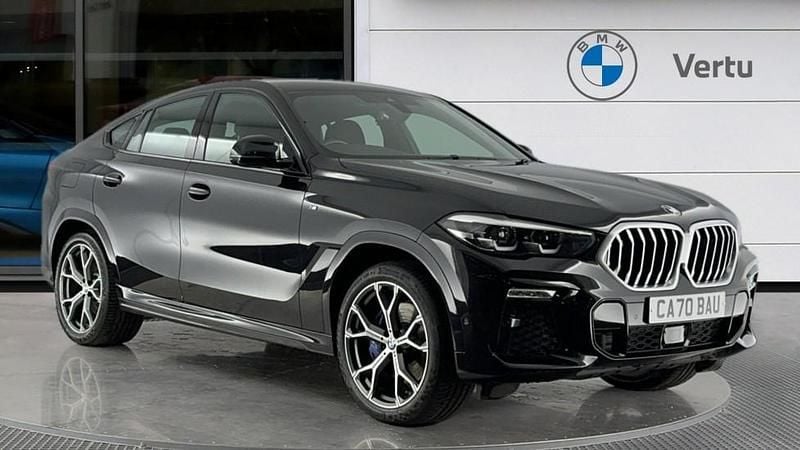Black Used 2020 BMW X6 M Sport SUV | £40,000 (Fair price) - Image 1/4