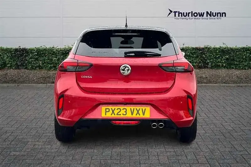 Used Vauxhall Corsa Ultimate 130 HP (95 kW) 2023 Red Hatchback