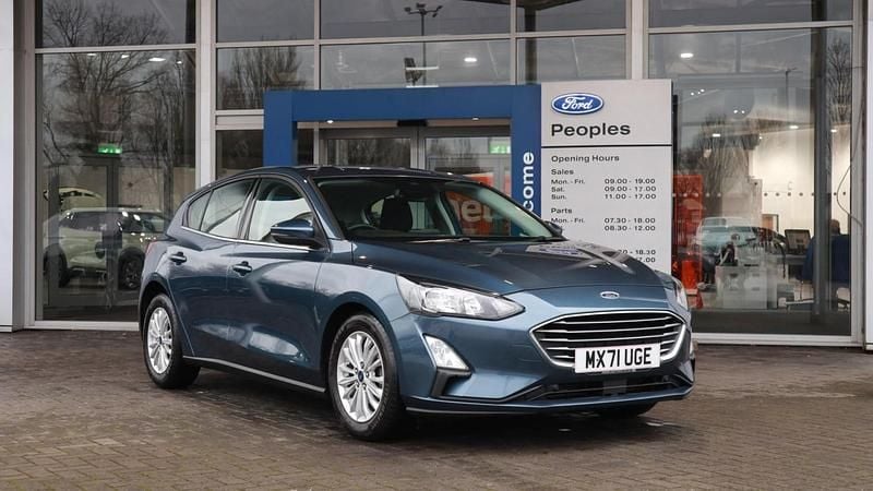Blue Used 2022 Ford Focus Titanium Hatchback | £12,696 (Good price) - Image 1/3