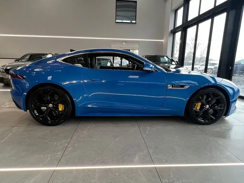 Used Jaguar F-Type R-Dynamic 380 HP (279 kW) 2017 Blue Coupe
