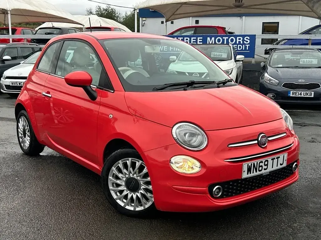 Used Fiat 500 Lounge 69 HP (50 kW) 2019 Pink Hatchback