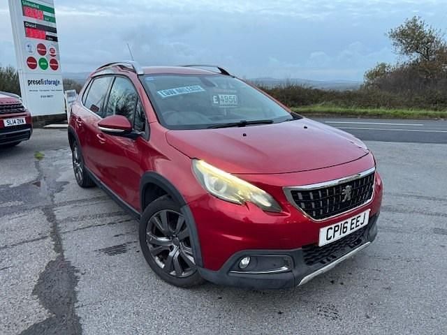 Red Used 2016 Peugeot 2008 Allure SUV | £4,450 (Good price) - Image 1/4
