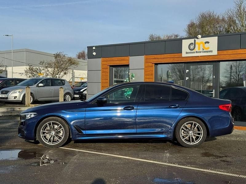 Begagnad BMW 520 M Sport 2018 Blå Sedan