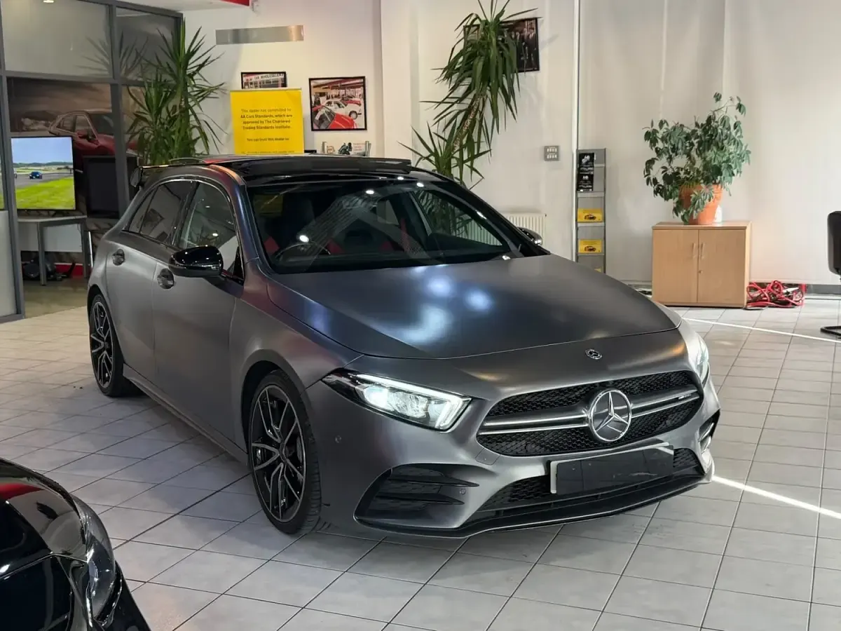 Used Mercedes A35 AMG Premium Plus 306 HP (225 kW) 2019 Grey Hatchback