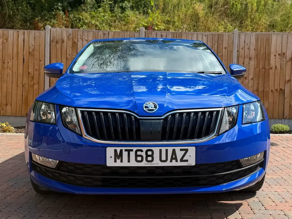 Used Skoda Octavia SE Technology 116 HP (85 kW) 2018 Blue Hatchback