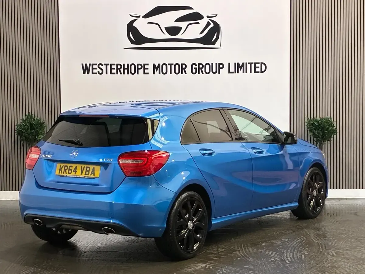 Used Mercedes A200 2015 Blue Hatchback