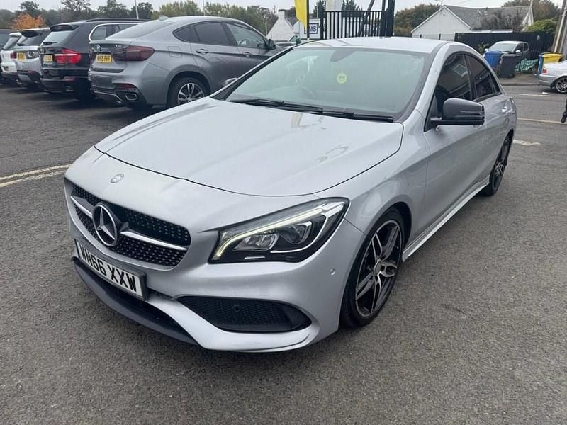 Used Mercedes CLA220 AMG line 177 HP (130 kW) 2016 Silver Sedan