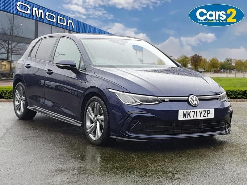 Used VW Golf VIII R-line 150 HP (110 kW) 2022 Blue Hatchback