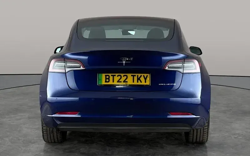 Used Tesla Model 3 Long Range AWD 366 kW (498 HP) 2022 Blue Sedan