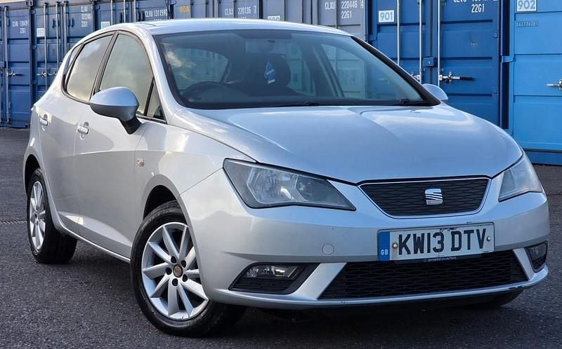 Used Seat Ibiza Ecomotive 75 HP (55 kW) 2013 Silver Hatchback