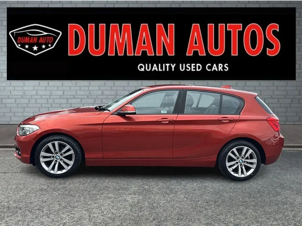 Used BMW 118 Sport Line 136 HP (100 kW) 2017 Orange Hatchback
