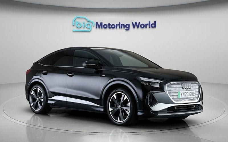 Used Audi Q4 Sportback e-tron S-Line 125 kW (170 HP) 2022 Black SUV